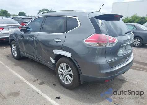 2016 Nissan Rogue Sv из США, поврежденный, VIN 5N1AT2MT2GC840748